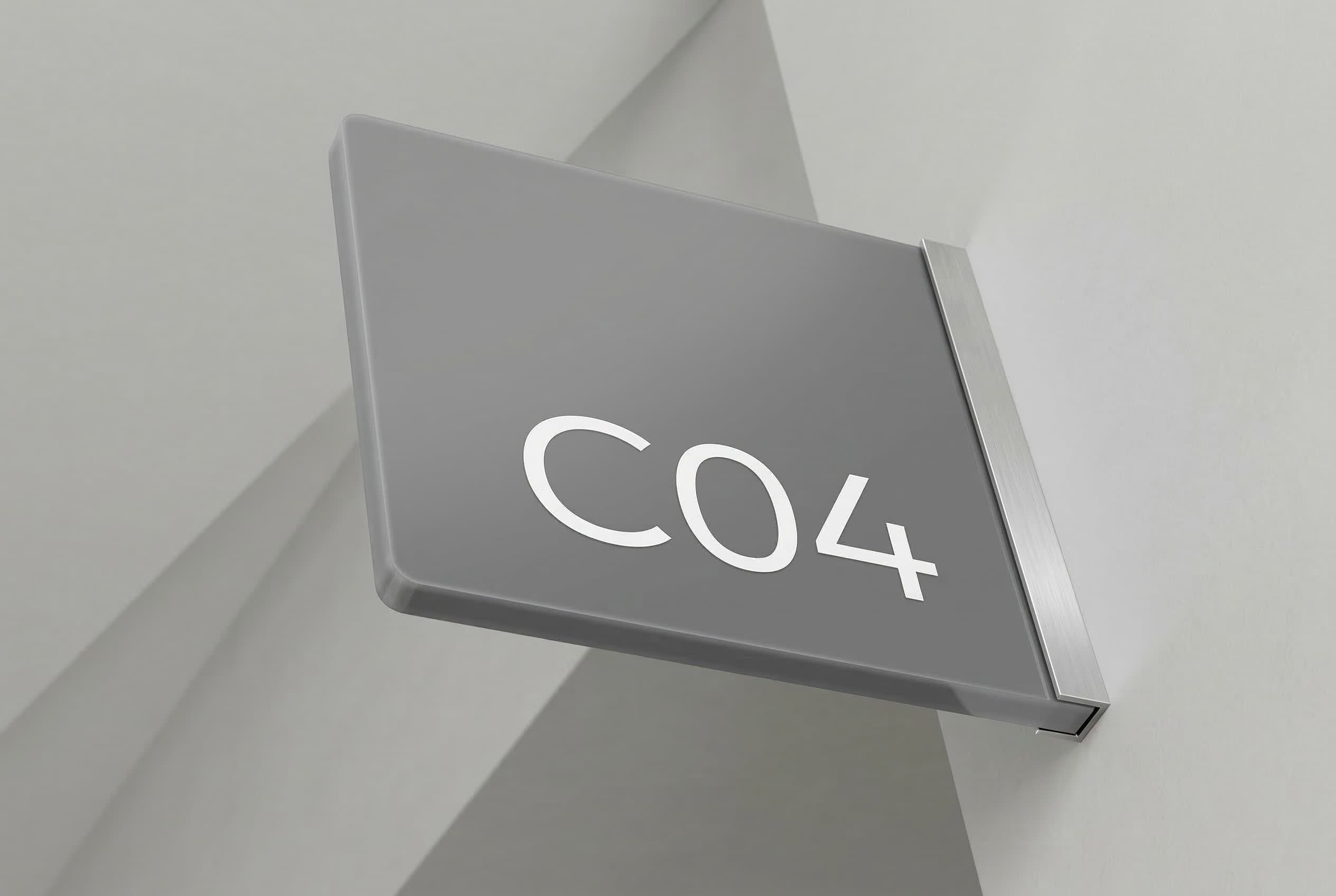 Detalles de blade signage en aluminio