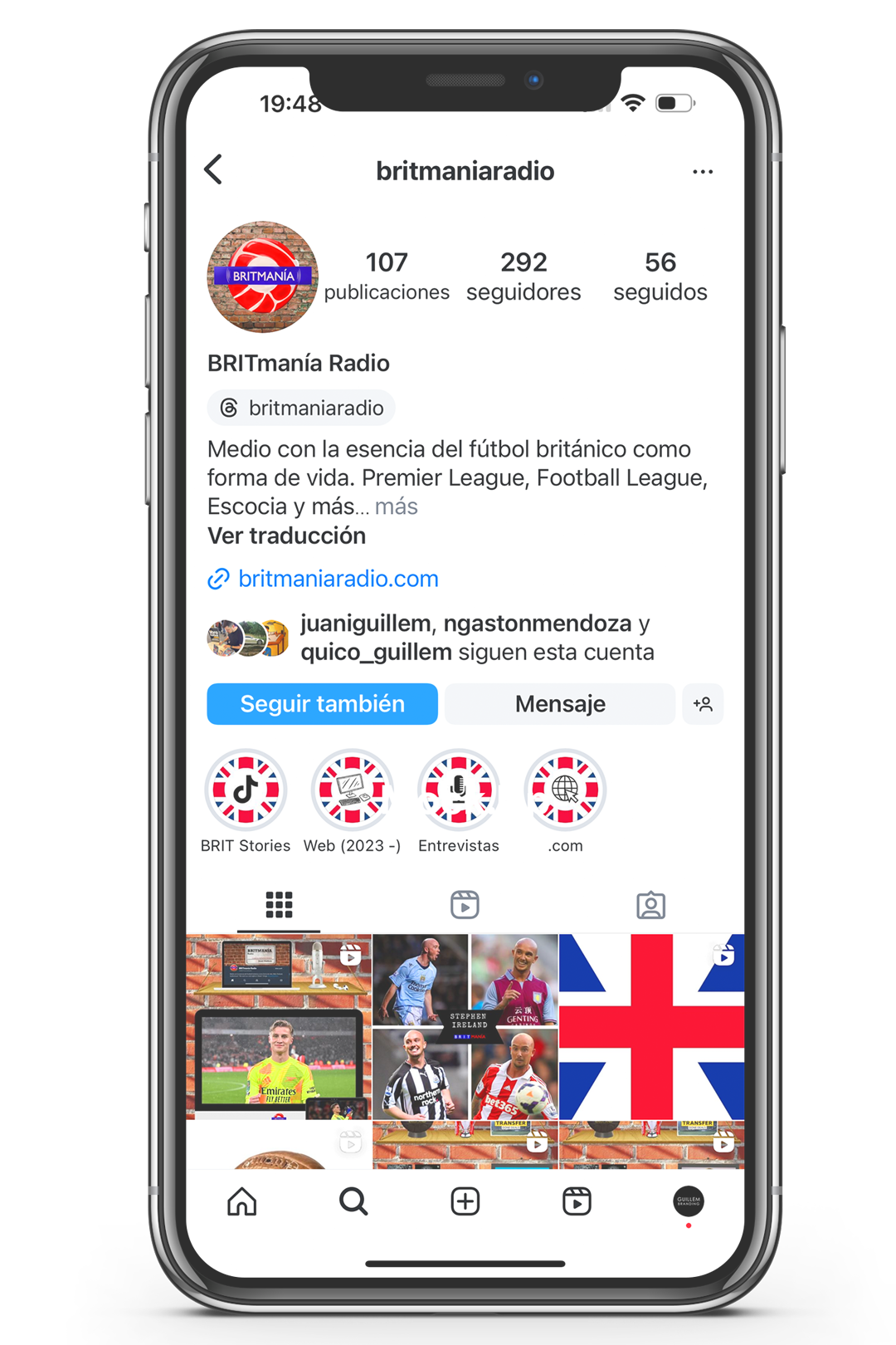 Britmanía — detalle del proyecto